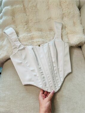 Gorgeous Satin  Corset Top high quality made size XS!
